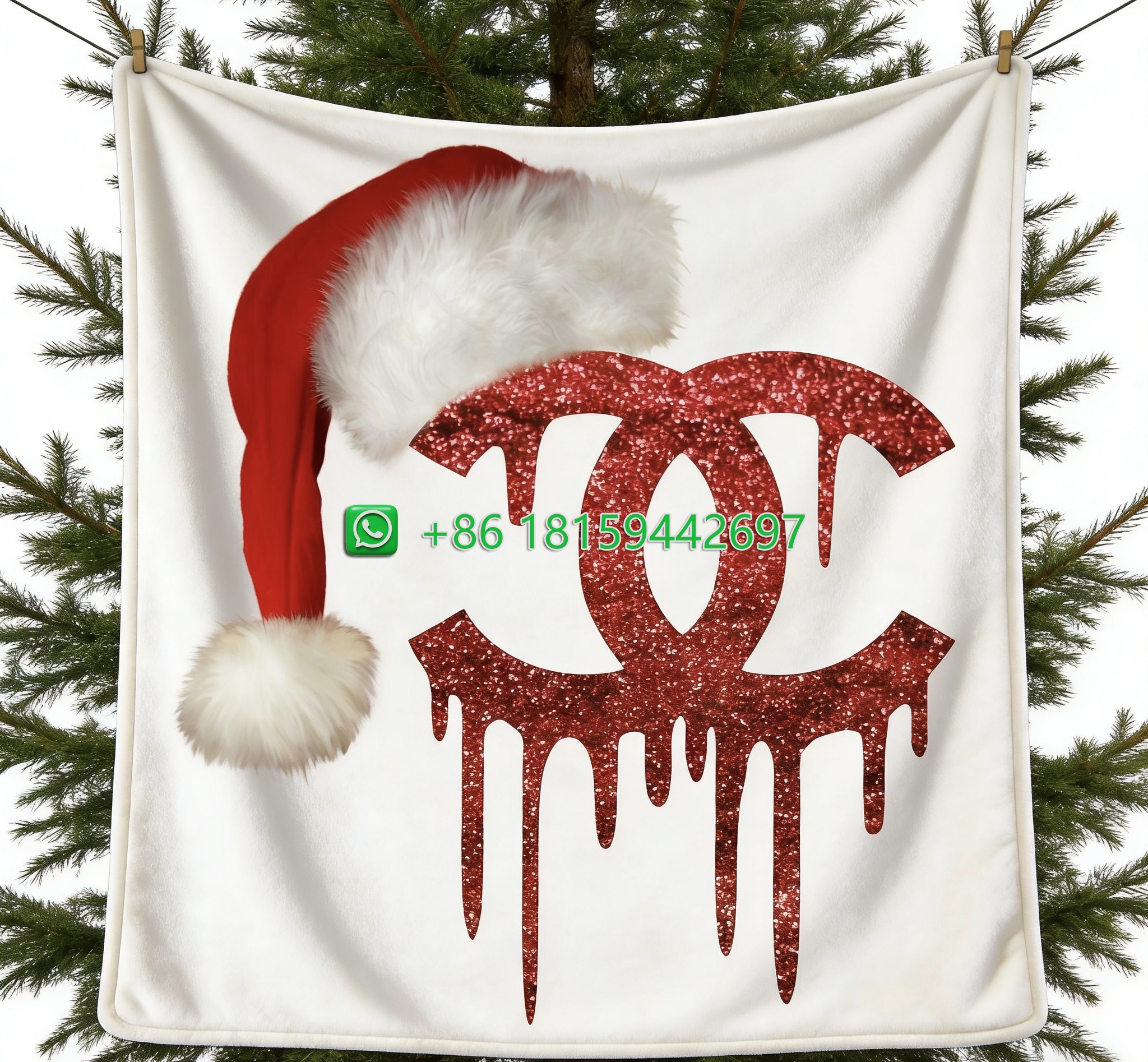Chanel Throw Blankets